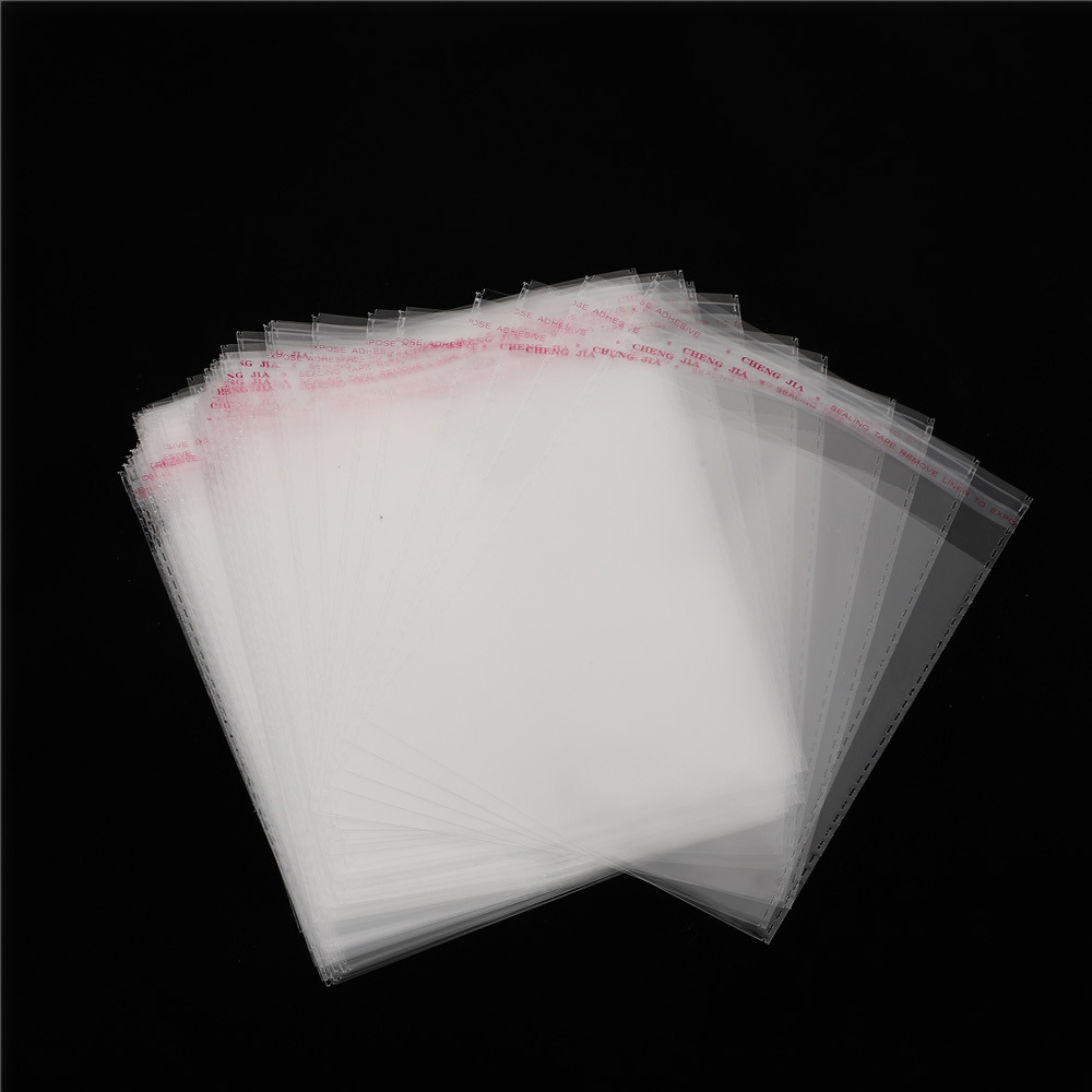 18-22CM wide various transparent OPP bags - self-sealing plastic sleeve set (100 pieces)