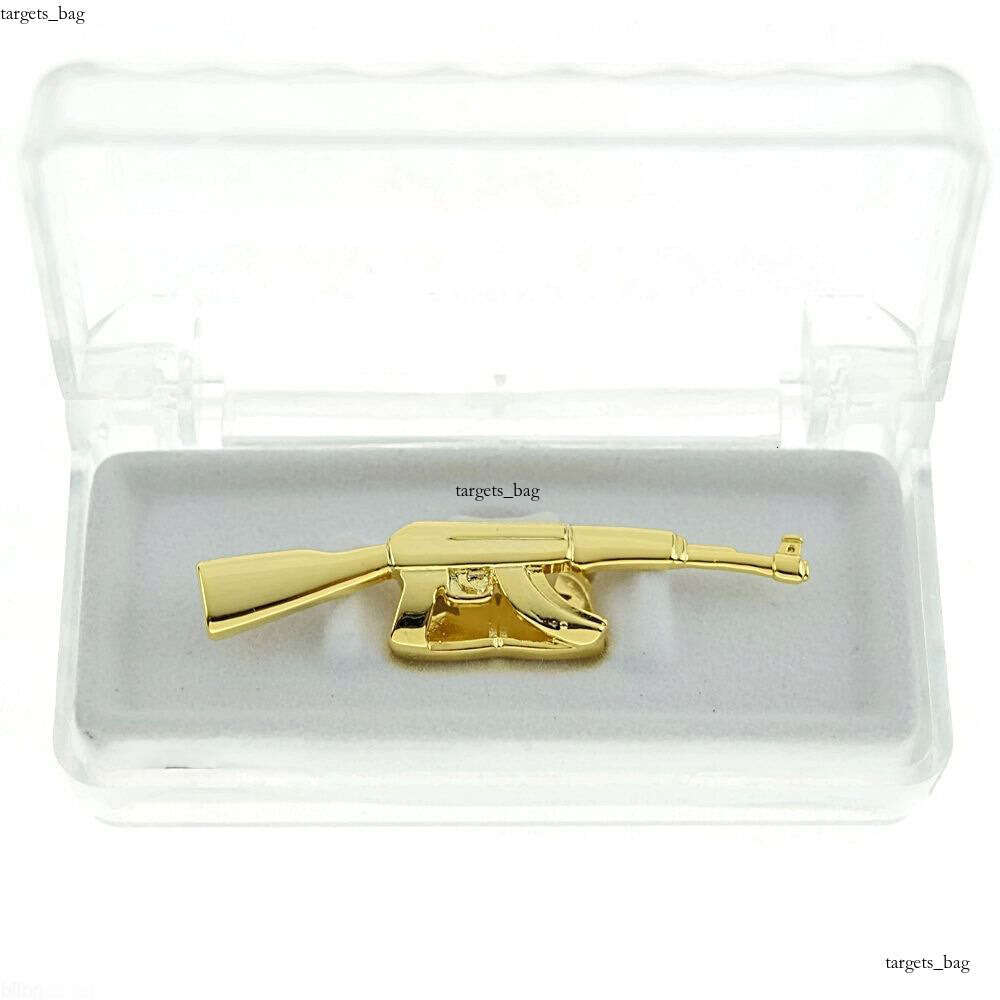 Halloween Crown Personality Scorpion Hip-Hop Rapper Big Gold Dentures AK Grenade Fake Teeth