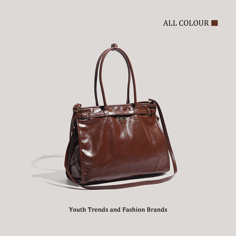 Large Capacity Tote Underarm 2025 New Fashion Single Shoulder Handbag Commuter Bag ddmymoon