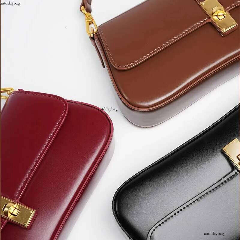 Women Cowhide Split Leather Handbag Ladies High Quality Commuter Shoulder Bags Female Designer Retro Crossbody Bag Purse