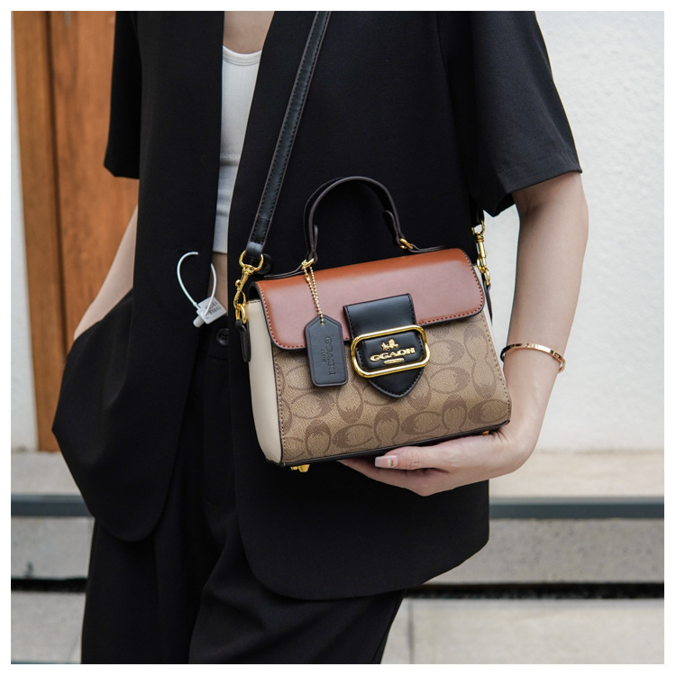 Hot Free shipping designer bags for womens Shoulder bags brown black New French style niche fashion design retro single shoulder handbag