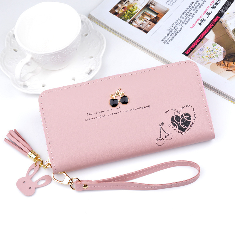 New Women's Luxury Bag Wallet Long Clutch Fashion Large Capacity Zipper Tassel Wallet Coin Purse Designer Bag Phone Bag