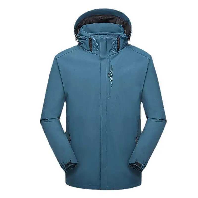 Outdoor Windproof Waterproof Mens Jacket Thin Spring Autumn Climbing Suit Single Layer Couples Coats Womens Long Sleeve W250809