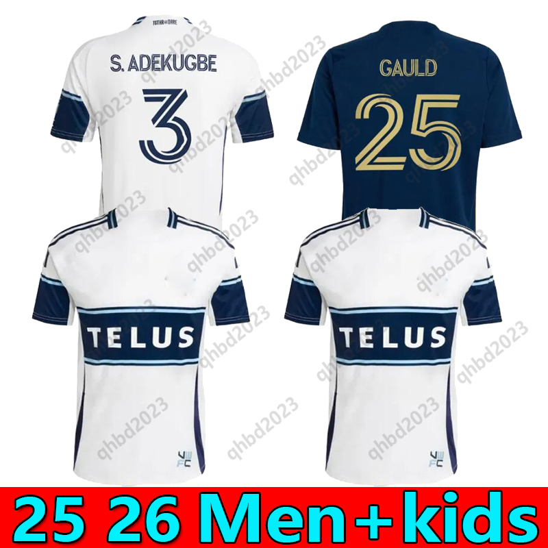 25 26 Vancouver MULLER Soccer jerseys Whitecaps home away men kids kids full kits fans player version 2025 2026 Mueller Vancouver Football Shirts