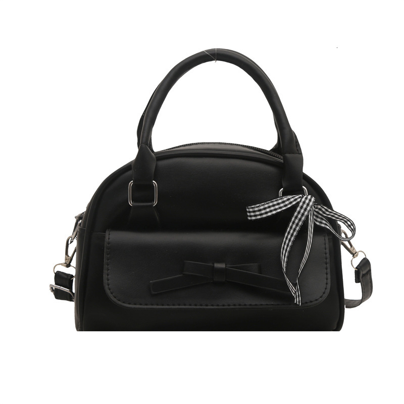 2025 Autumn New Shell Bag Women s trend Shoulder Niche Design Fashion Style Bow PU Leather Simple Crossbody Designer Handbag