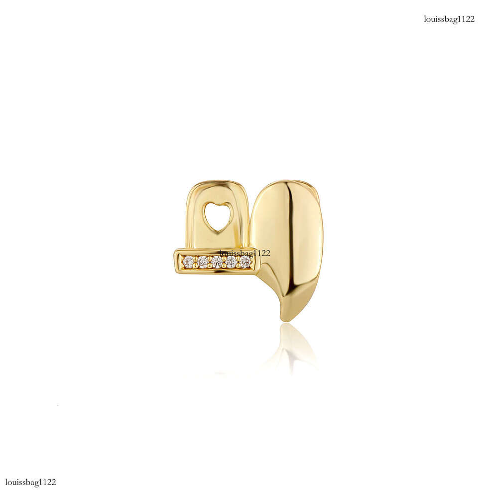 New Single Tooth Dia-Studded Brace Horizontal Bar Combination Personality Denture Men's Hip-Hop Accessory