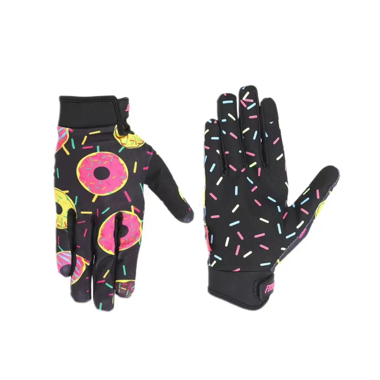 fistplast Four-color Super Donut Wheel Glitz Riding dirt bike long finger touch screen gloves 250808