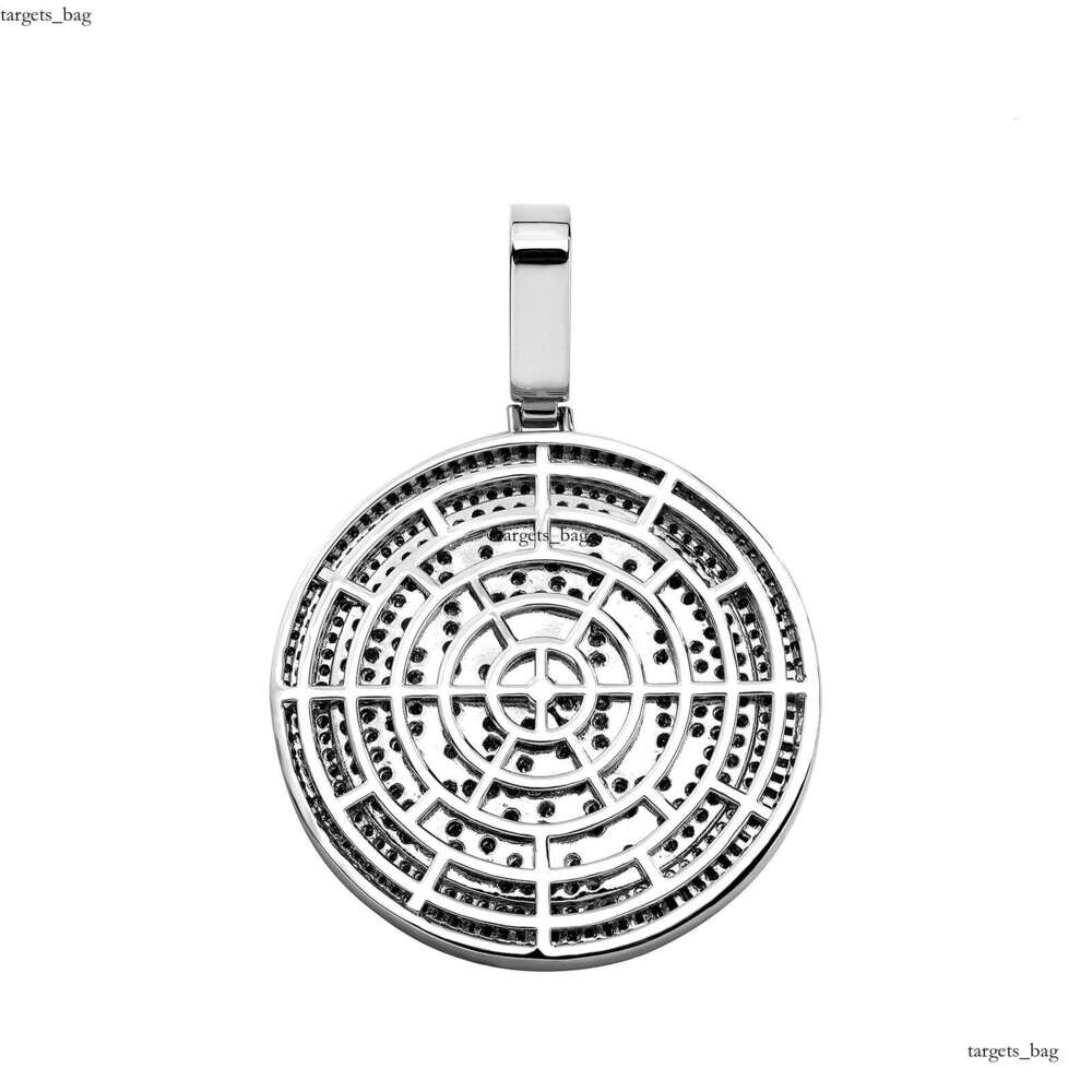 Trendy Personality Keep Calm Letter Pendant Full Dia Cuban Necklace Men Hip Hop Jewelry