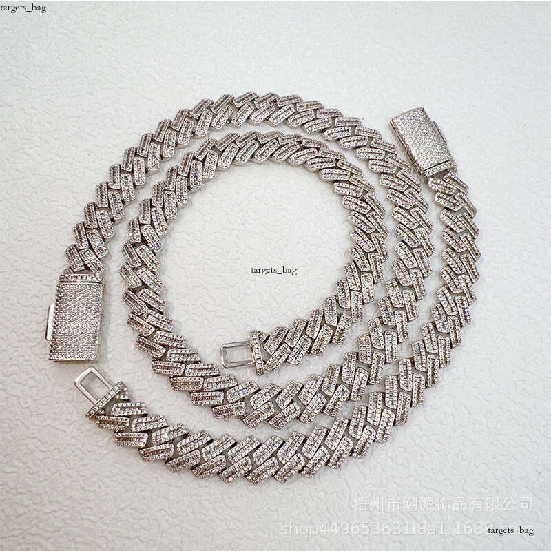 Hot Selling 13mm Hip Hop Cuban Box Clasp Design Men's Trendy Versatile Necklace