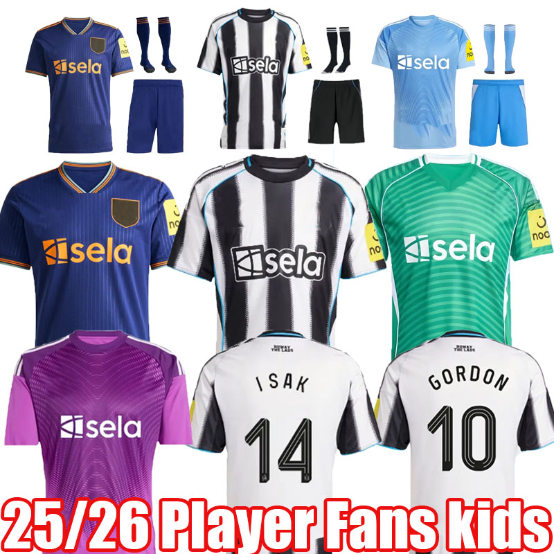 25 26 TONALI NEWCASTL E soccer jerseys BLACK Kids 2024 2025 BARNES BRUNO G. Gordon ISAK Football Shirt Home Away Botman fans WINNERS CARABAO CUP FINAL BURN 888