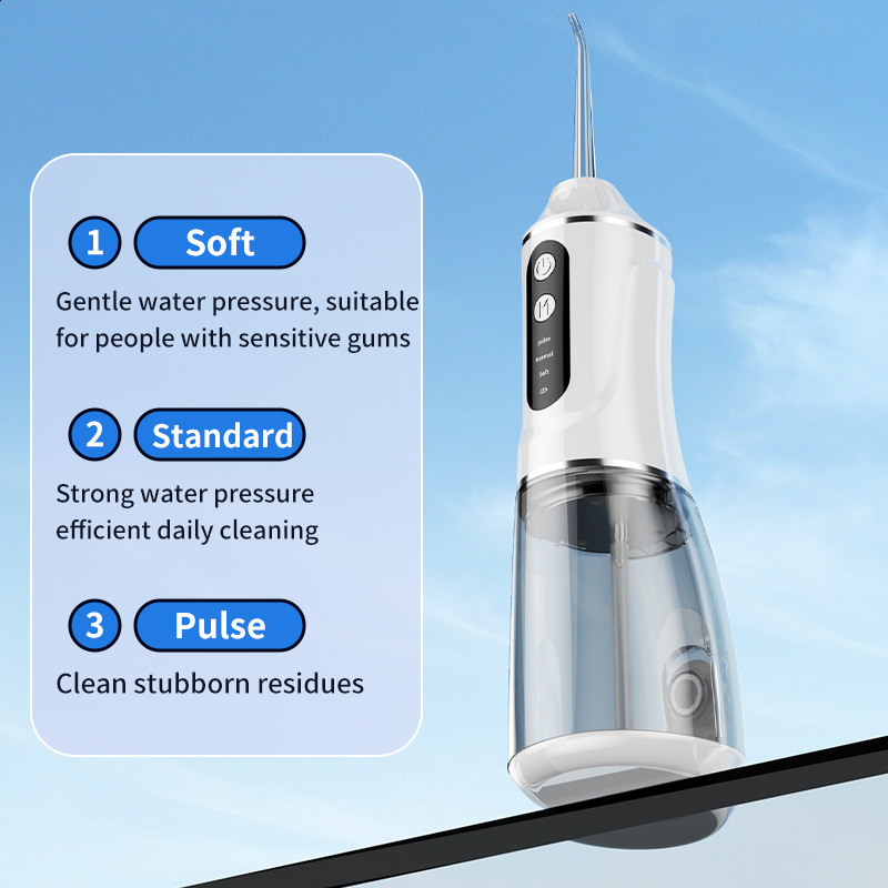 Electric Oral Irrigator Portable Smart Electric High-Frequency Pulse Cleaning Oral Cleaner Oral Irrigator 230824