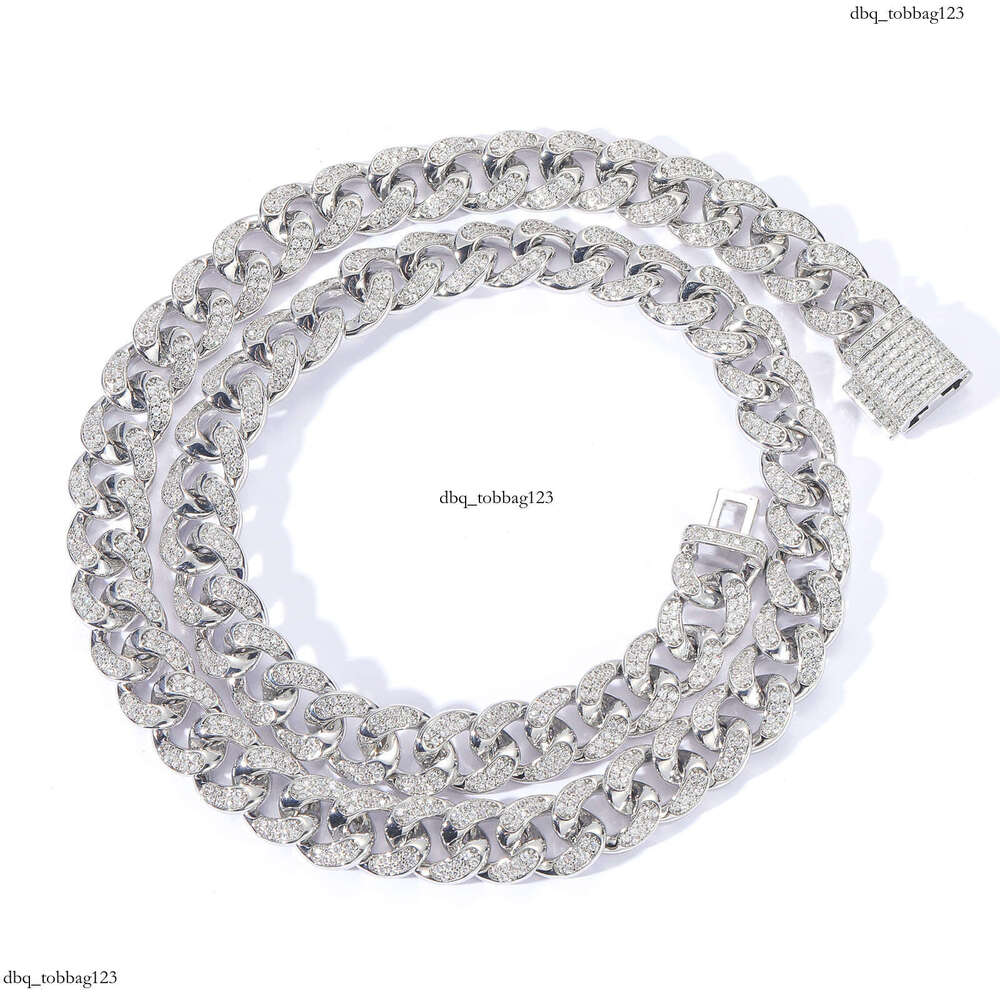 12mm Cuban Chain Classic Style Men's Personality Necklace Hip Hop Accessories