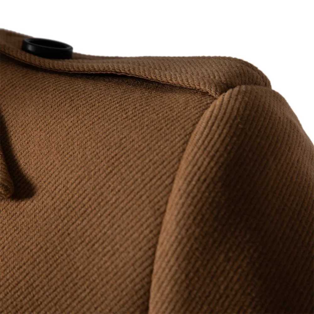 100% Brand Quality Double Breasted Wool Blends for Men Fashion Thickened Great Touch Feel Mens Jacket Trench Coat XJ250809
