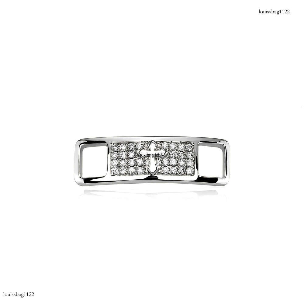 New Niche Design Hip-Hop Shoe Buckle Metal Accessories Zircon Cross Heart Angel Decoration National Trend