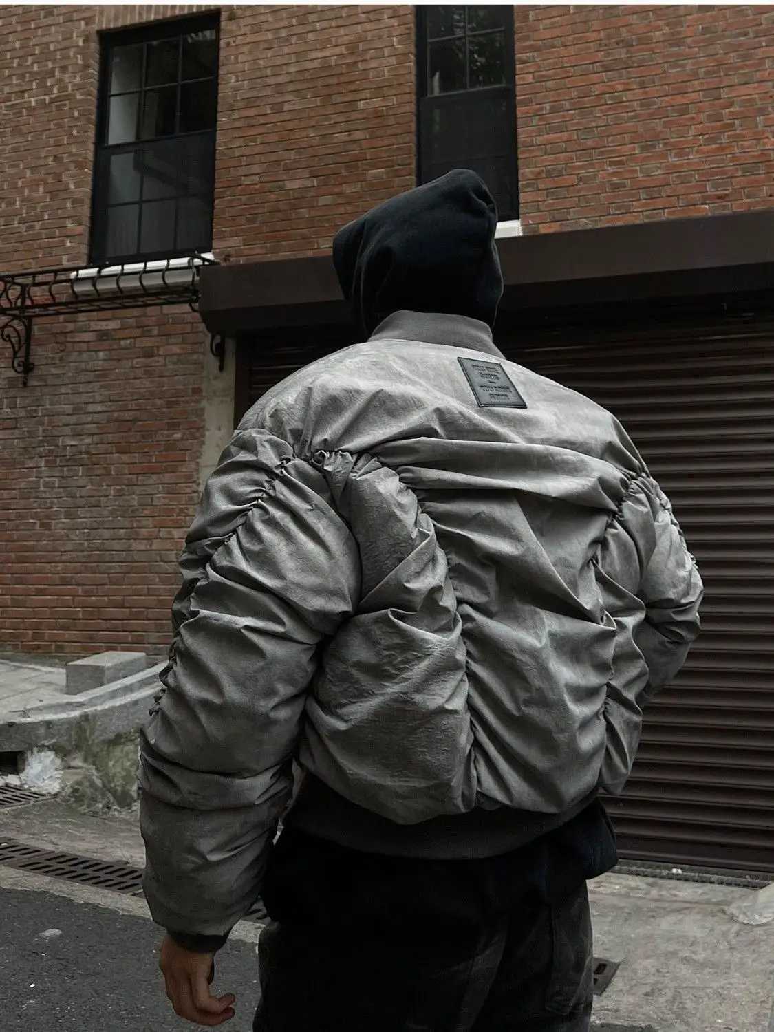 New Korean Fashion Retro Flight Suit Baseball Suit Y2k Jackets for Men Hip Hop Punk Long Sleeve Zipper Jacket Coats Streetwear W250809