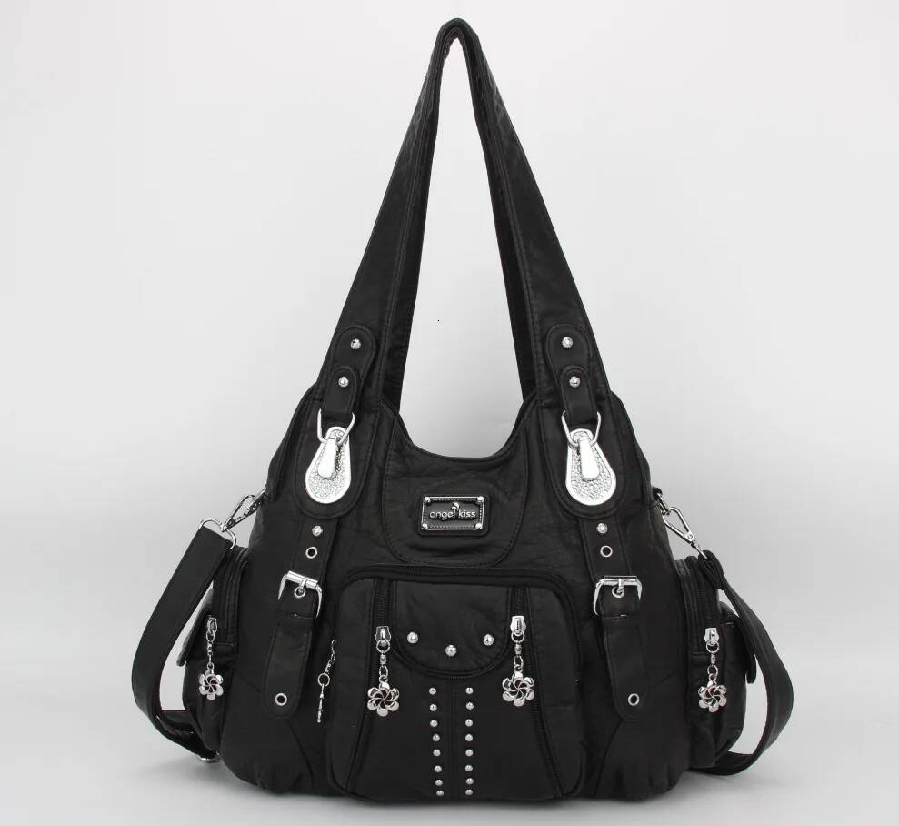 2025 Bag Women Fashion Handbags Women Shoulder Bags PU Leather Handbag Female Satchel Big Shoulder Purse Bag bolsa feminina