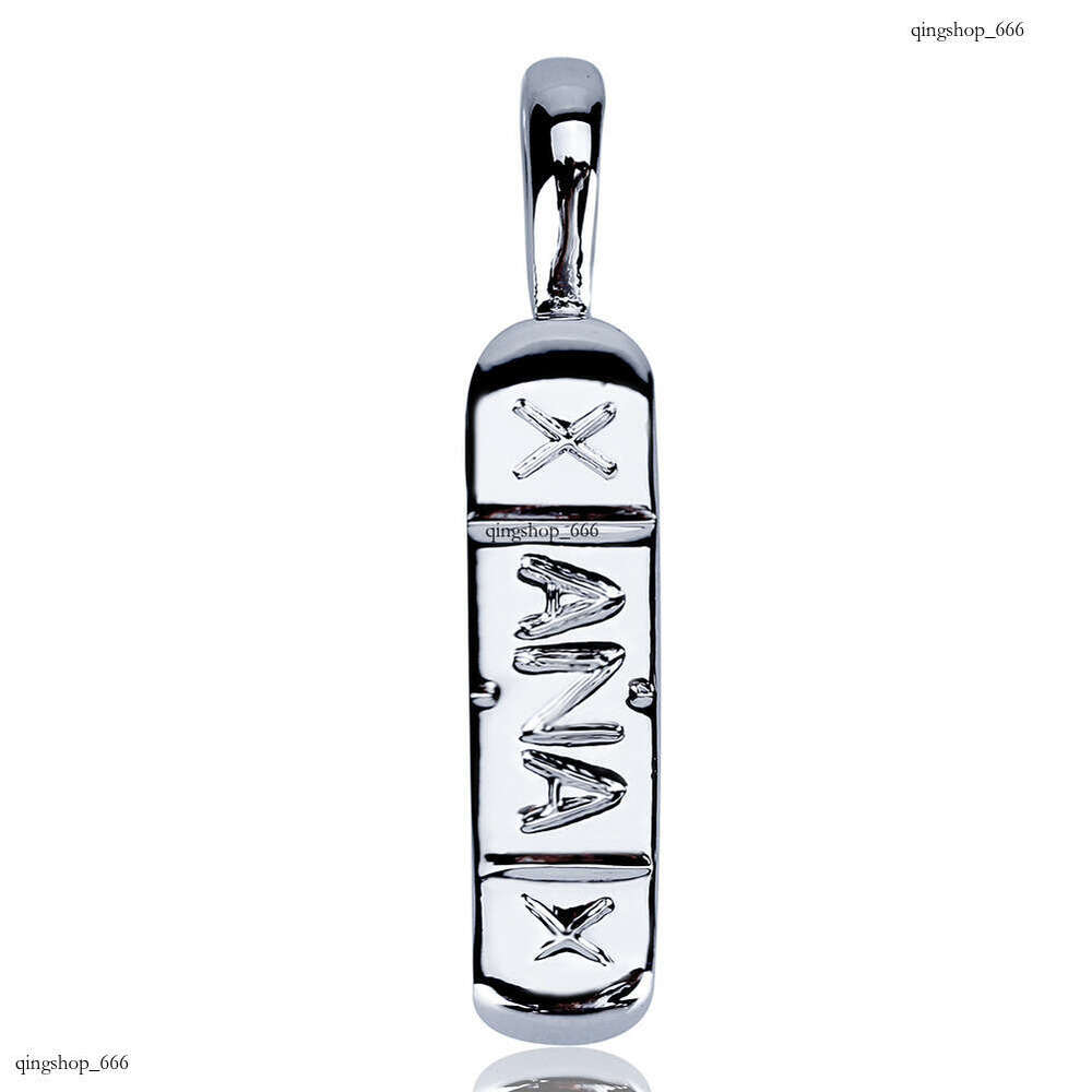 Jewelry INSXANAX Men's Necklace Real Gold Plated Hip Hop Pendant