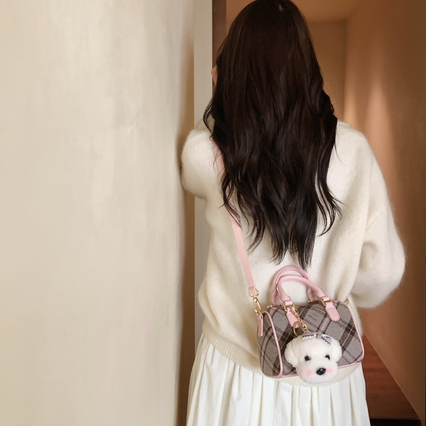 2025 Autumn New Minimalist bag Handbag New Small Handbag Cute Pendant New Crossbody Bag women s Autumn New Designer Bag Women s Shoulder Bag