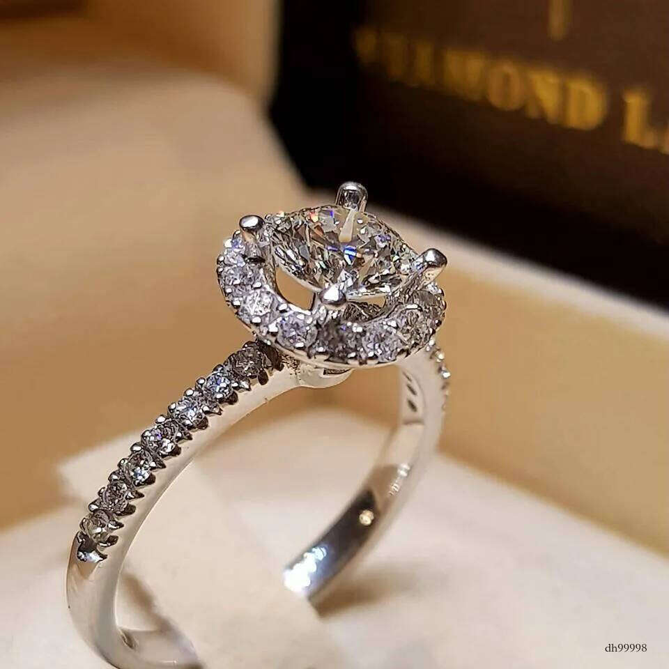 moissanite engagement jewelry woman jewlery designer for women men rose rings sister gift jewelery gold sier ring