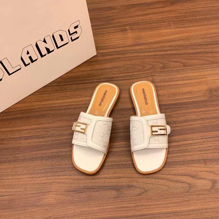 2025 New Designer Slippers Beach Flat Sandals, Women's Outdoor Slippers Fashion Home Platform Indoor Thick-soled Sandals Slider For Outdoor Women