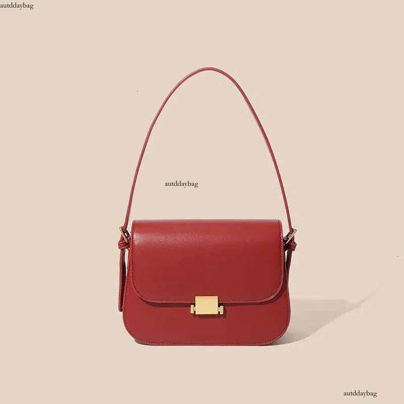 Formeki Women's Real Leather Concise Tofu Shoulder For Women Underarm Bag