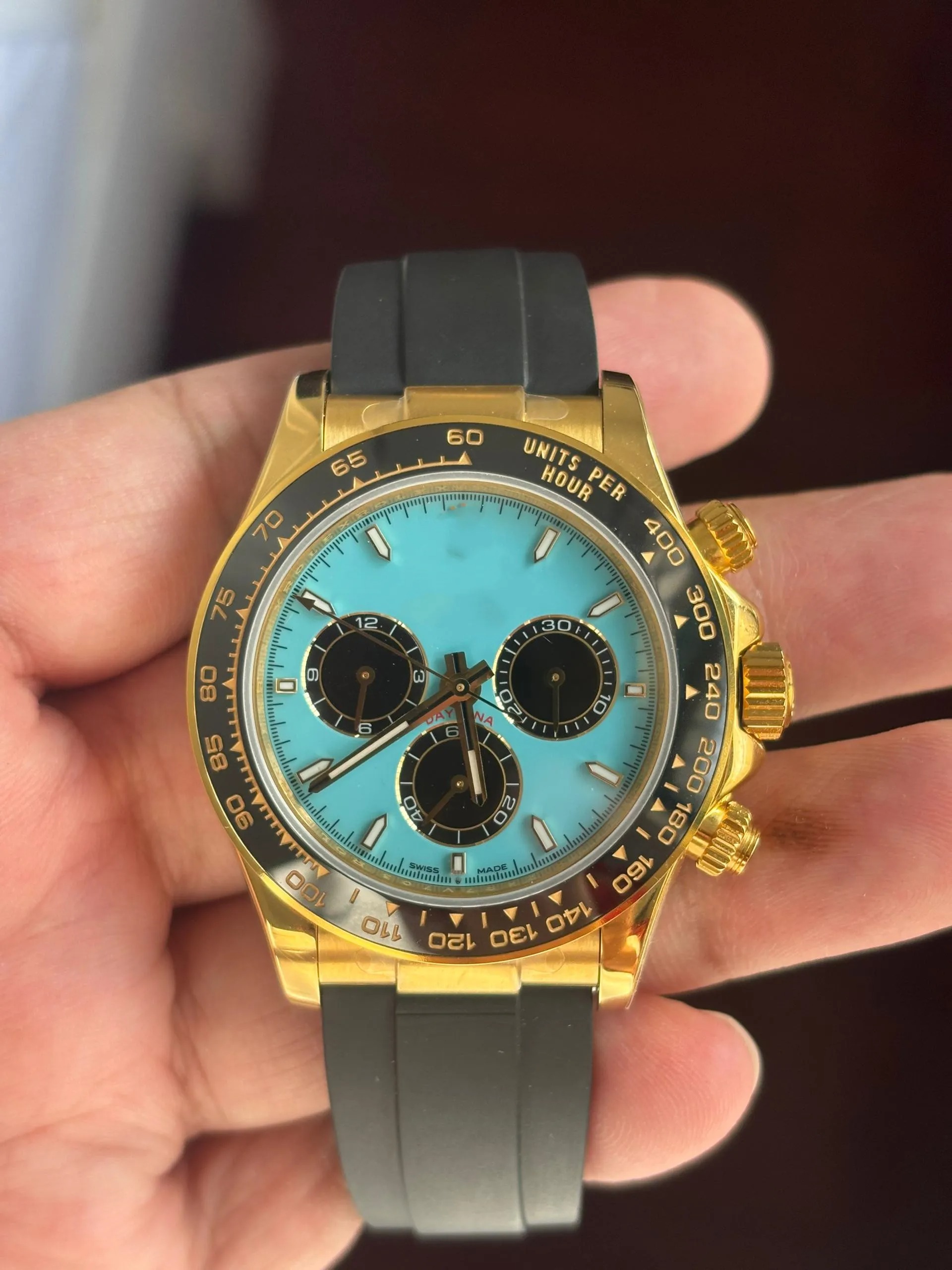 Clean Factory Day Tona M116500LN-0001 AAAAA 5A Quality 1:1 Supeclone 40mm Mens Watch Automatic Mechanical Chronograph 4130 Movement