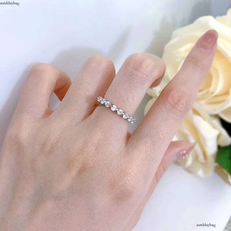 Choucong Ins Top Sell Elegant Wedding Rings Ladies Fashion Jewelry Sterling Sier Fill Round Cut 5A Cubic Zircon CZ Dia Party Women Engagement Band Rin