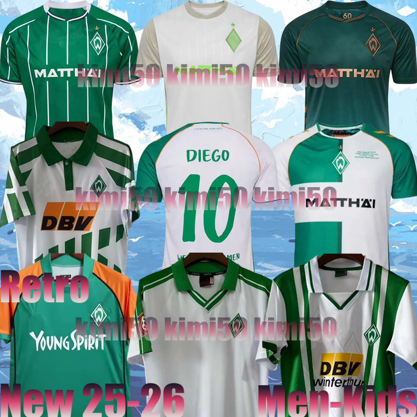 2025 2026 Diego Werder Bremen special SOCCER JERSEY 25 26 STAGE TOPP Ducksch Bittencourt NJINMAH HOME AWAY 1994 95 96 97 01 2002 vintage retro FOOTBALL SHIRTS mens kids
