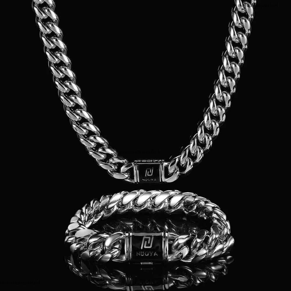 NUOYA Mens Fashion Bracelet Custom Bracelets Stainless Steel Jewellery