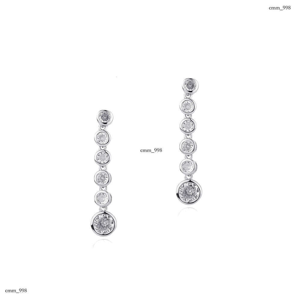 Round Tassel Spliced Water Drop Korean and Japanese Niche Design Versatile Stud INS Women's Trendy Earrings