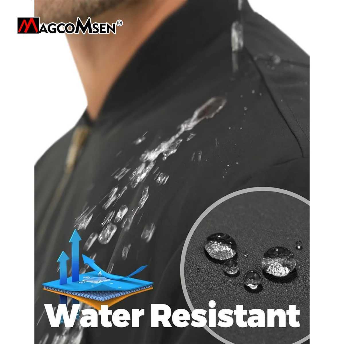 Magcomsen Bomber Jacket Men Warm Zip Up Winter Padded Coat Casual Baseball Jackets Pilot Windbreaker Varsity Jackets W250809