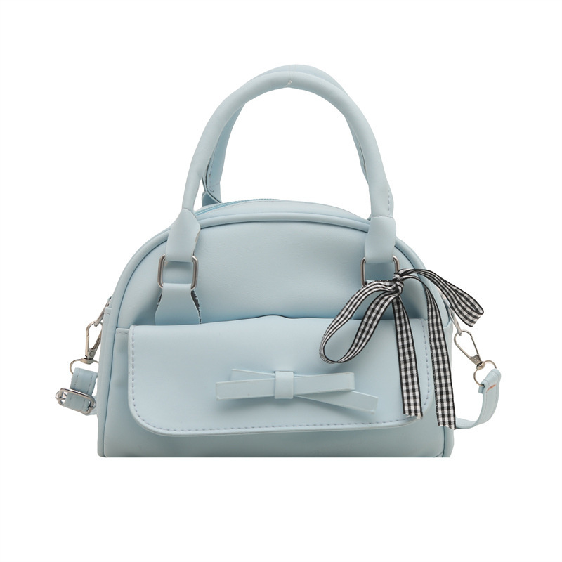 2025 Autumn New Shell Bag Women s trend Shoulder Niche Design Fashion Style Bow PU Leather Simple Crossbody Designer Handbag