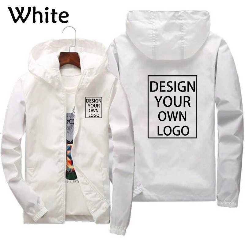 Customized Autumn and Winter Mens Hot Printed Hoodie Zipper Sweatshirt Hooded Jacket Outerwear Tops Coat W250809
