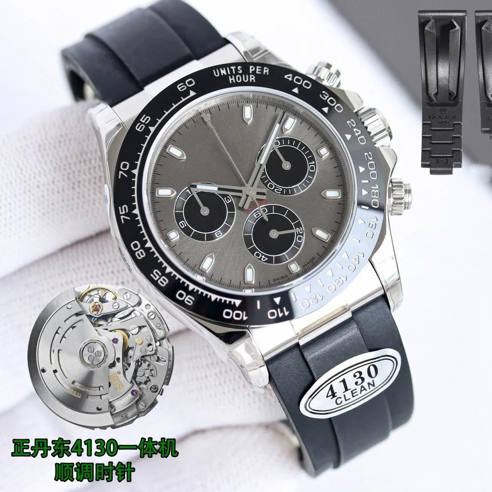 Clean Factory Day Tona M116500LN-0001 AAAAA 5A Quality 1:1 Supeclone 40mm Mens Watch Automatic Mechanical Chronograph 4130 Movement
