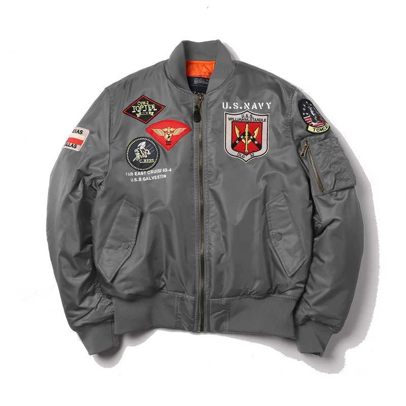 2023 Top Gun Winter Black Burgundy Waterproof Padded Air Force Pilot Flight Bomber Jacket for Men Thick Warm W250809