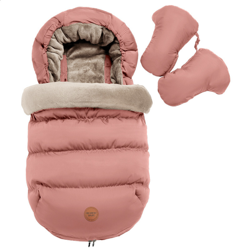 Newborn Anti-Kick Blanket Autumn Winter Stroller Warm Cold-Proof Baby Anti-Startle Thickened Baby Sleeping Bag 241225