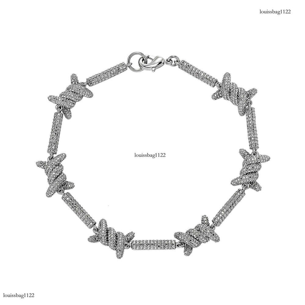 Hip Hop Color-Retaining Iron Wire Thorn Chain Necklace Men's Versatile Personality Bracelet Women's