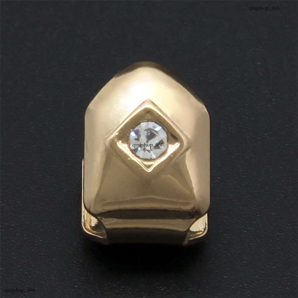 TEMU Dia Single Gold Halloween Hip-Hop Personality Teeth Set Accessories