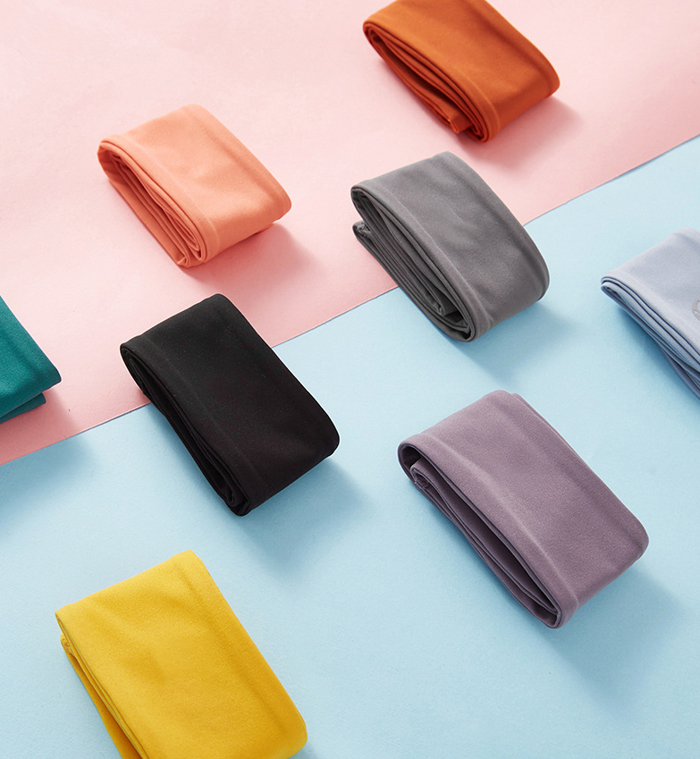 2025 New Arrival High Elasticity Yoga Headband Sweat Absorbing Fitness Hair Band for Women Breathable Summer Running Headwrap