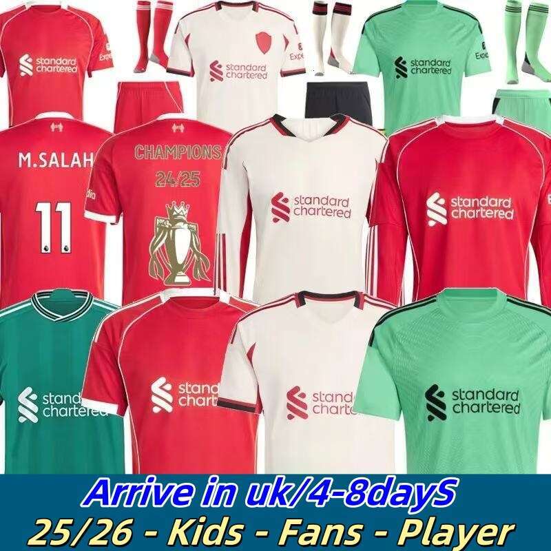 25/26soccer jerseys ALLISTER ALEXANDE R-ARNOL D LUIS DIAZ GAKPO DARWIN SZOBOSZLAI jersey fans player 24 25 26 football shirt Mens Kids Kit sock Full sets