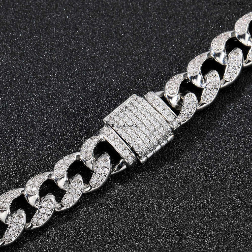 12mm Cuban Chain Classic Style Men's Personality Necklace Hip Hop Accessories
