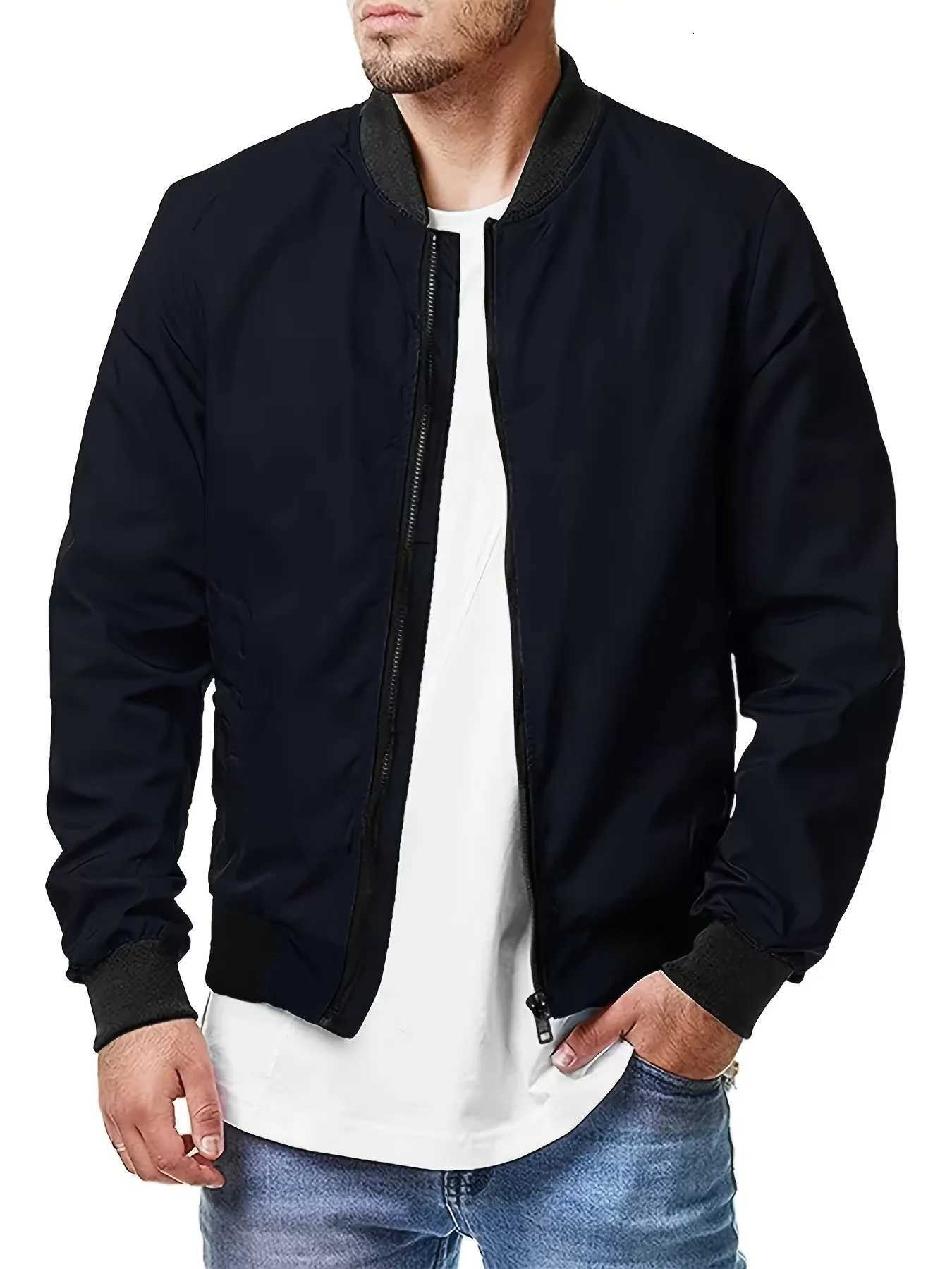 Jackets Bomber Spring Fall Cross-border Casual Trend Coats New Fashion Spring And Autumn Men All Sports Casual Stand Collar W250809