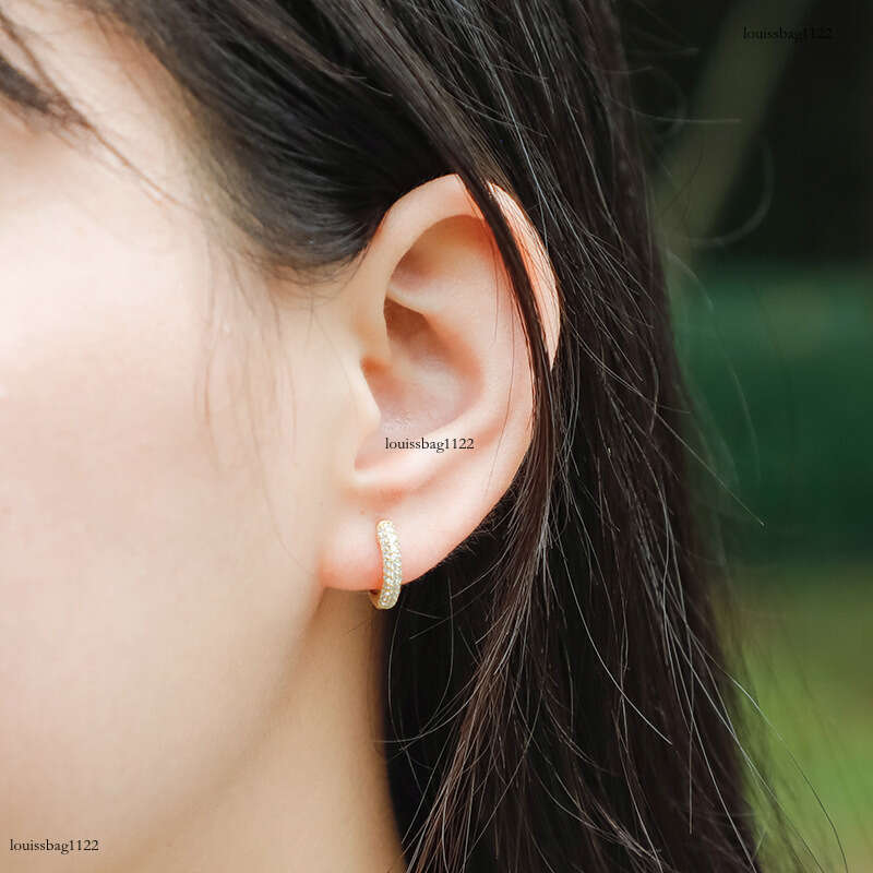 insIced Out VVS Zircon Round Unisex Hip-Hop Trendy Bling Earrings