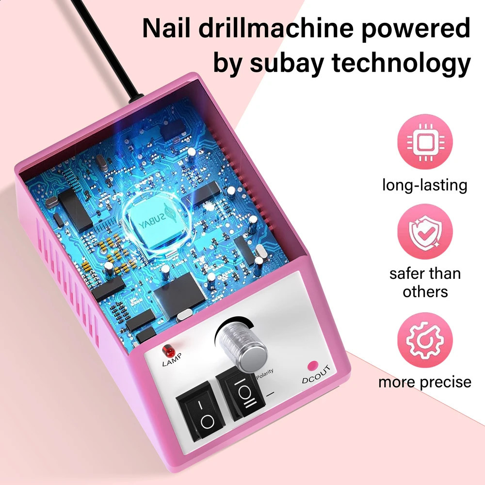 LINMANDA Nail Drill Machine Electric Manicure Milling Cutter Kit For Gel Polish Professional Manicure Tool Salon Equipment 250814