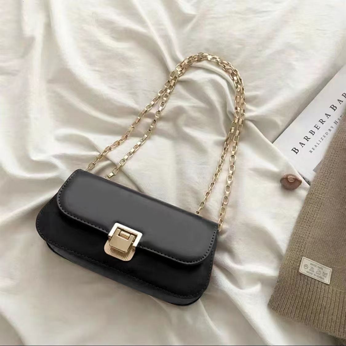 2025 autumn new women's shoulder bag versatile style elegant niche design fashionable women's diagonal cross bag designer bag