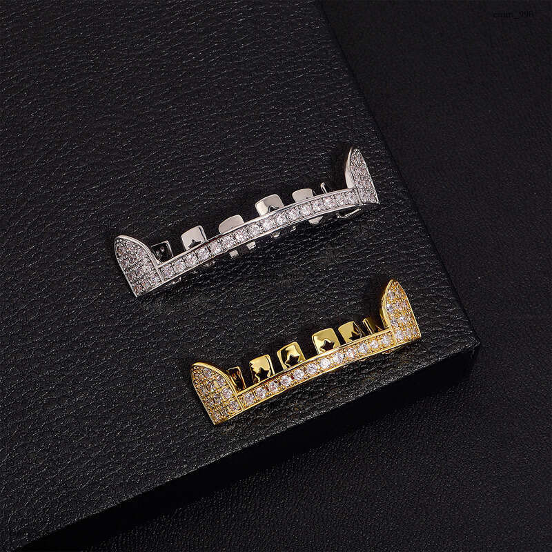 Single Row Full Dia Sharp Teeth Hip Hop Unisex Trendy Accessories