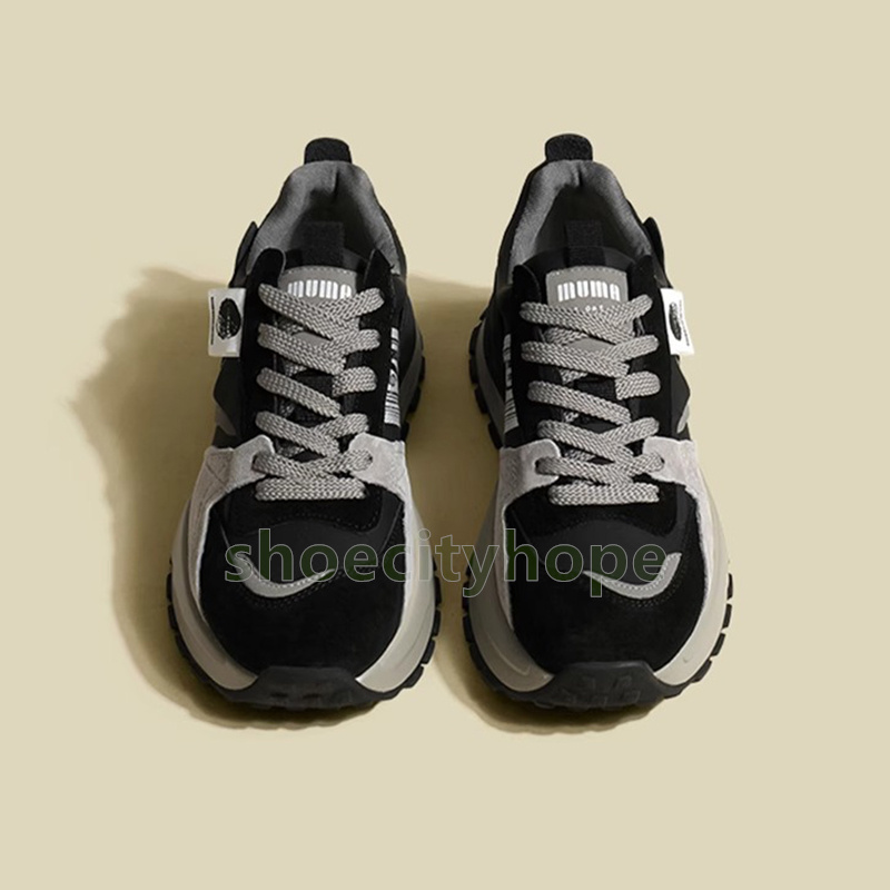 new retro sneakers running shoes lightweight trainers fashion colorblocked soft soled outdoor non-slip breathable mesh sneaker free shipping shoes