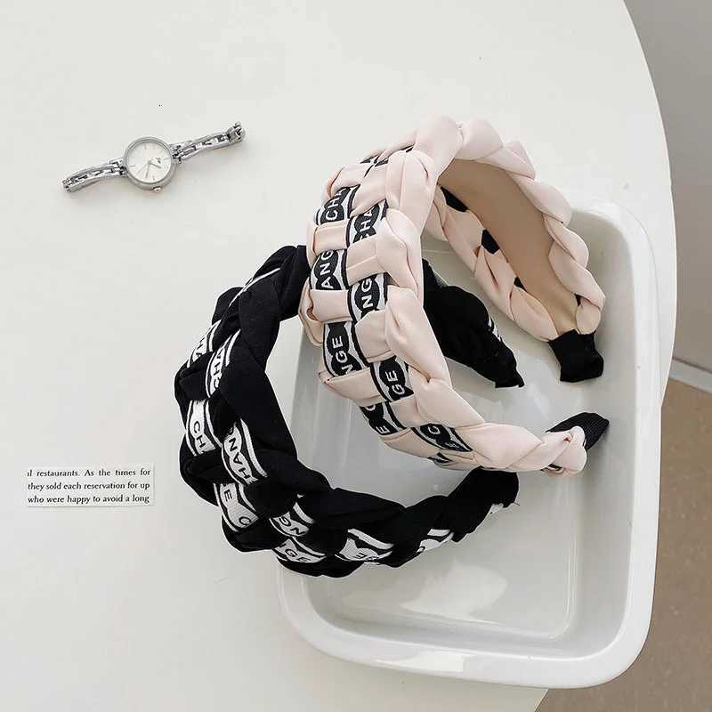 Wide Wen Haiands Satin Cloth And Change Letter Ribbon Braided Bands For Adt Casual Shop Party Piece Y250809