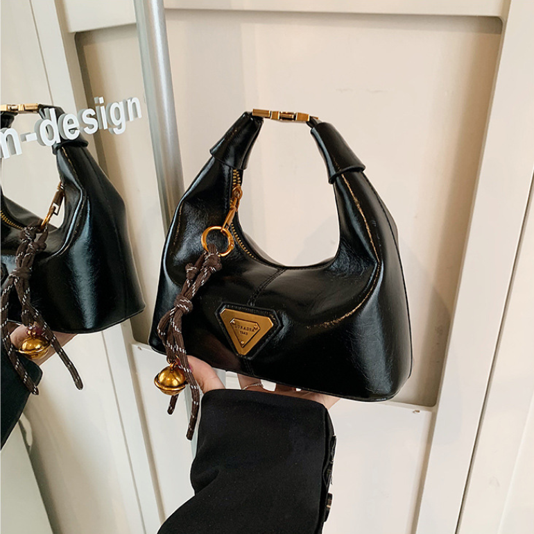 Free shipping autumn and winter super popular niche women's bag, 2025 new style, fashionable and versatile design, crossbody dumpling bag, exquis