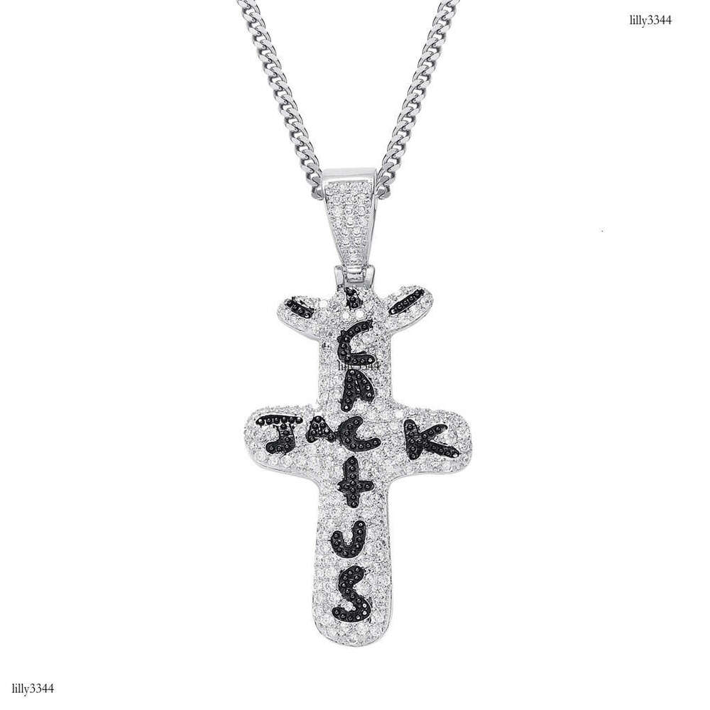 Necklace Hip Hop Travis Scott Brand Cross Cactus Jack Pendant Trendy Accessories